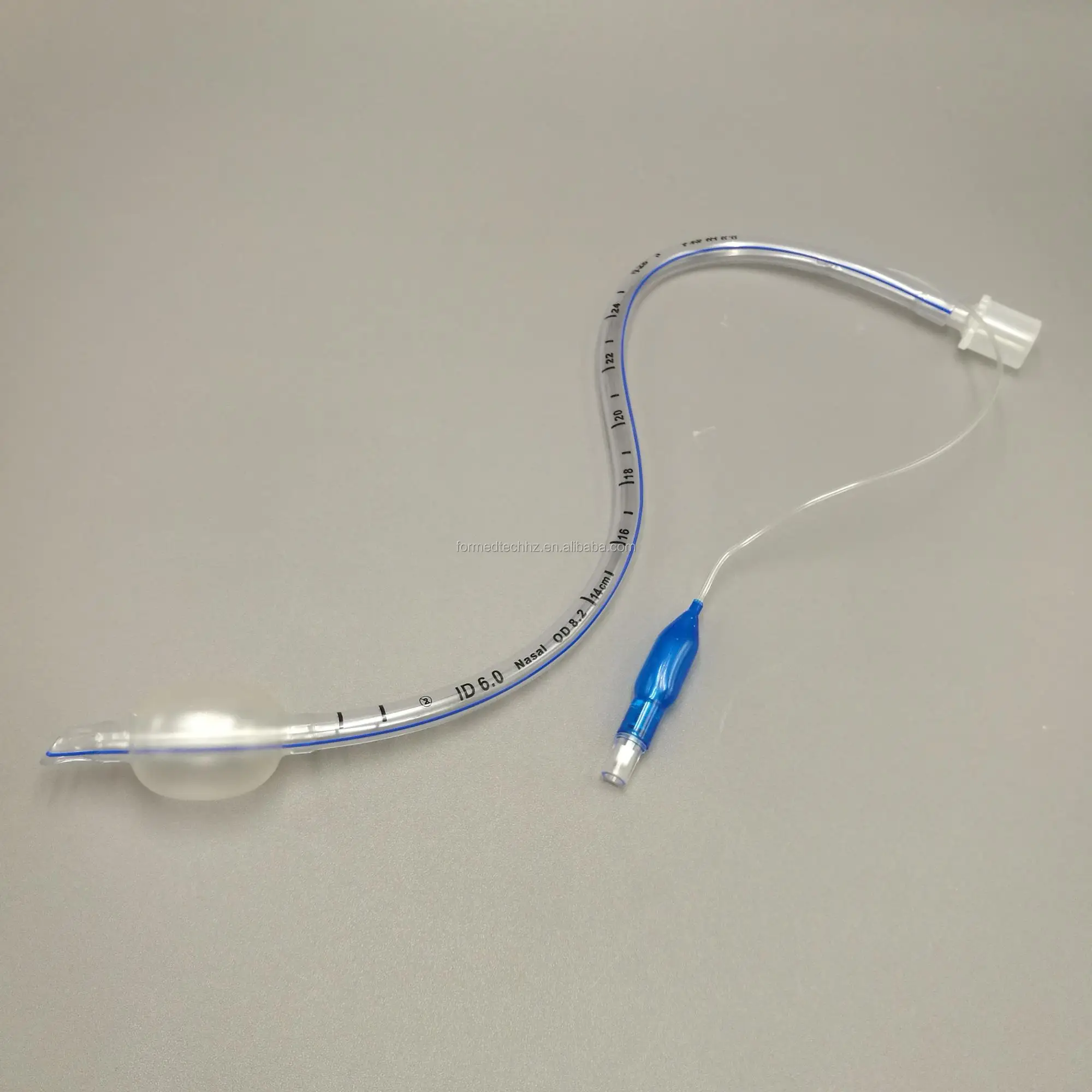 disposable medical pvc endotracheal tube nasal preformed