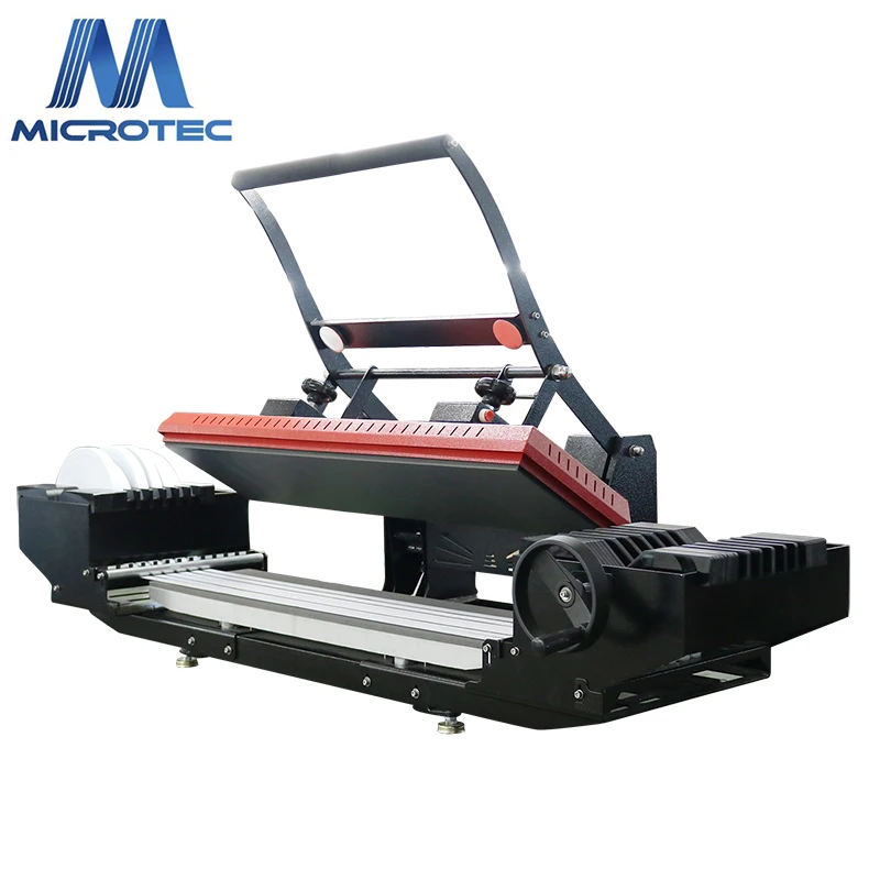 Microtec heat press for ribbon,digital auto-open lanyard heat press,heat press for sublimation