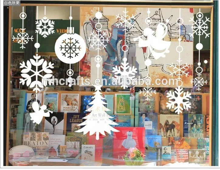 Christmas Decoration Acrylic Hanging Craft Silver Mirror Acrylic Snowflake Tree Ornaments