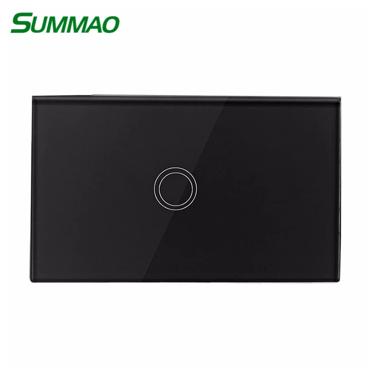 Емкостный стекло умный дом сенсорный выключатель света светодио дный светодиодный сенсорный датчик настенный переключатель