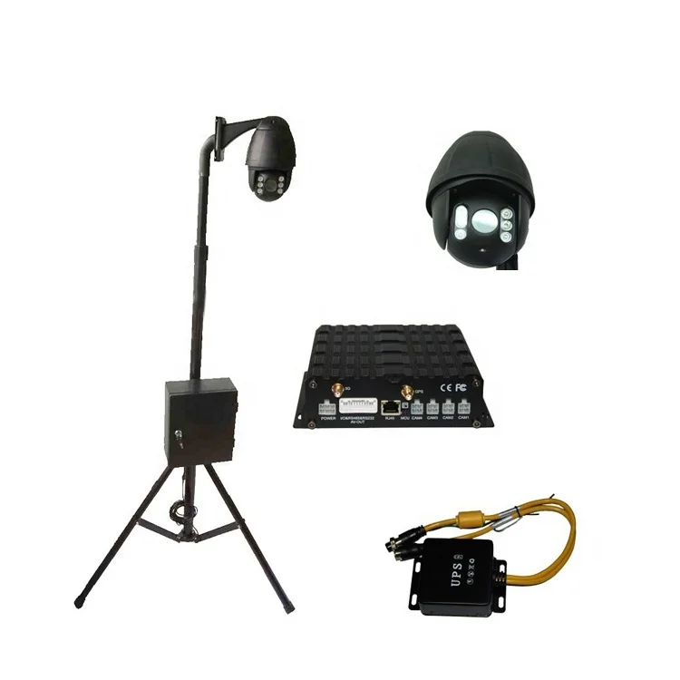 Штатив быстрого PTZ оборудование включает 10x PTZ, GPS г/3G SD карты MDVR UPS п батареи, PTZM804