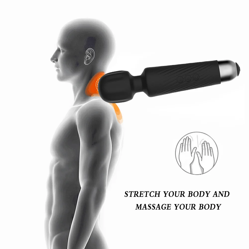 2020 Hot Selling Safiman Sex toy Clitoral Wand Massage Vibrator For Women