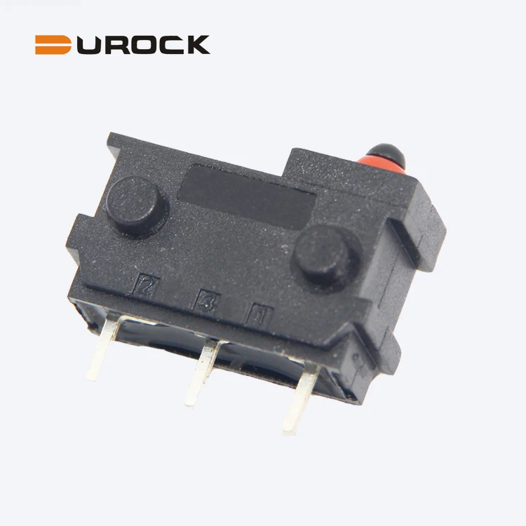 Factory Push Button Switches Dustproof Waterproof Micro Switches with 3 pins Solder Terminals Tactile Switch