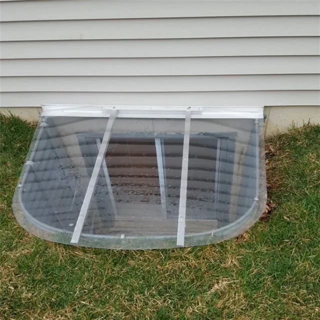 6mm Transparent UV Protection 54*39 Polycarbonate Solid Sheet for Window Well Cover