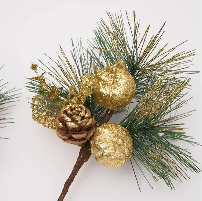 
Decorative Holly Christmas Picks Artificial Holiday Floral Picks 