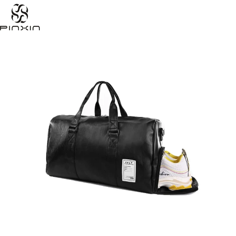 
Customized Logo Anti Theft Pilot Men Leather Duffle Business Fashion Waterproof Sports Custom Mens Leather Travel Bag 