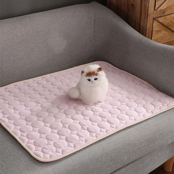 Pet Summer Ice Silk Cooling Mat Bed