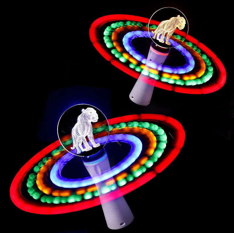 Light-Up Wand Toy Glowing LED  Toy Stick Flashing For Kids Magic Spinner Wand With Multicolored Flashing Light For Theme Park