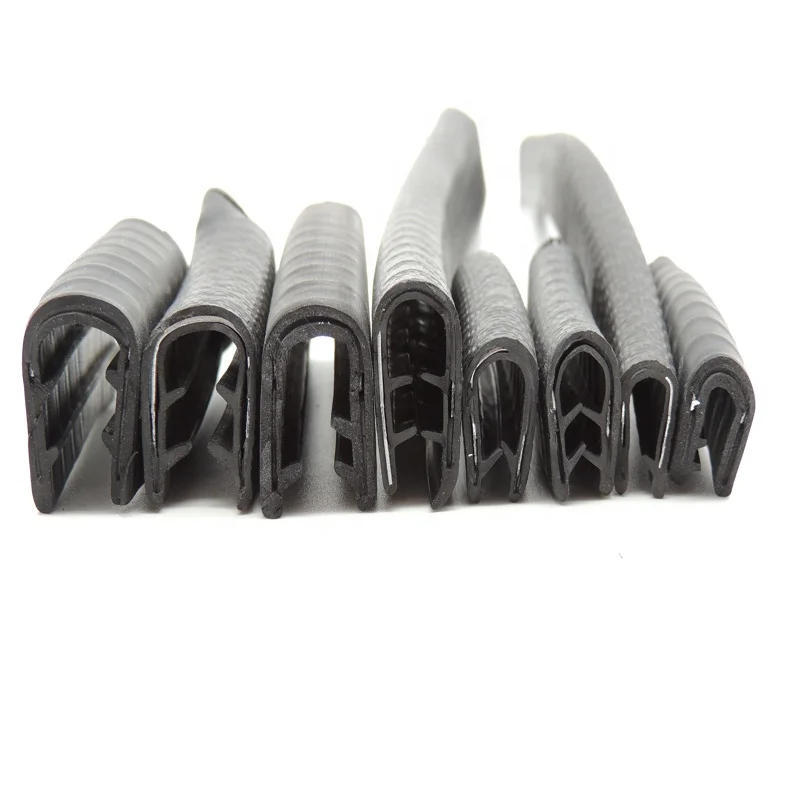 epdm pvc  extrusion rubber edge guard strip,edge guard rubber seal