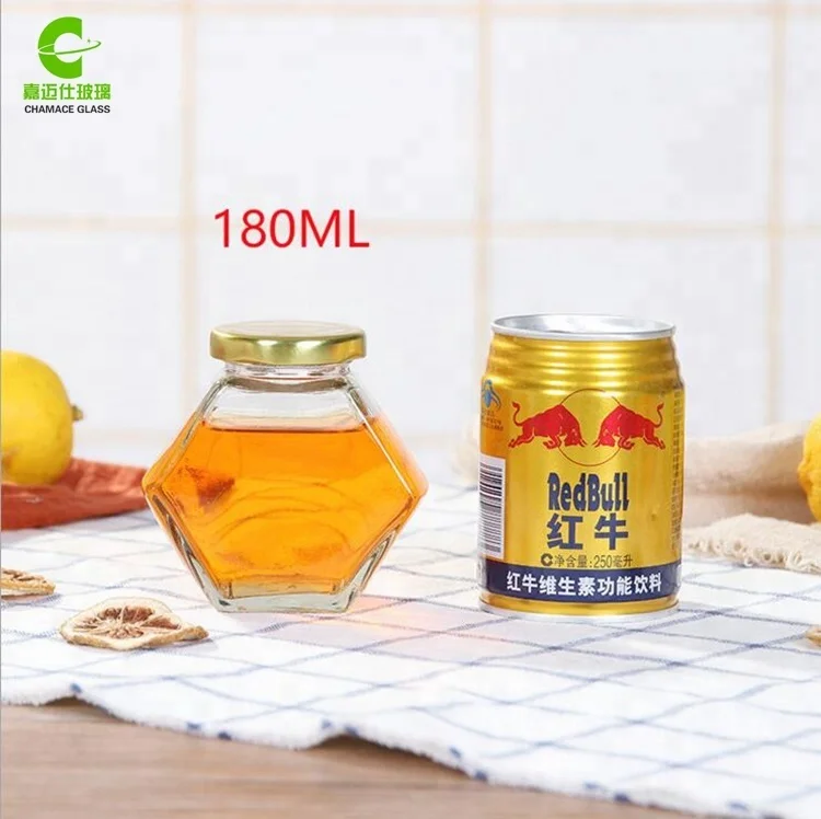 Glass Kitchen Food Storage Bottles & Jars Clear Modern Sustainable Support Glass Jam Jar 0.45 Jar 100