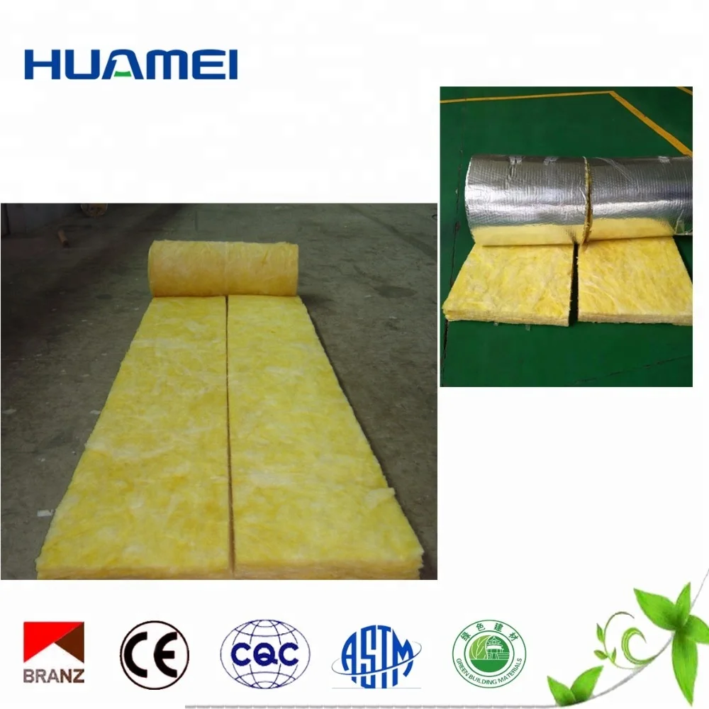 
FSK Aluminum Foil Thermal Insulation Fiber Glass Wool Roll 