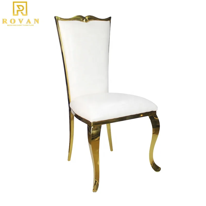 throne chairs luxury wedding royal gold stainless steel chair for wedding reception