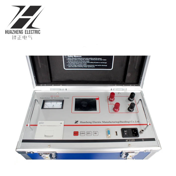 Испытательный прибор низкого сопротивления трансформатора dc датчик с низким сопротивлением