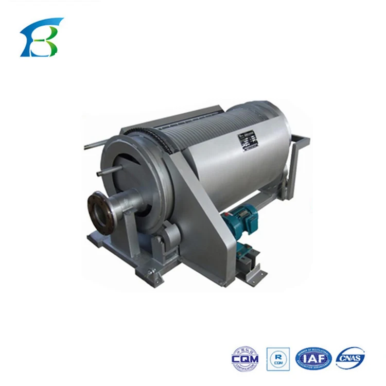 Micro drum filter for RAS recirculation system