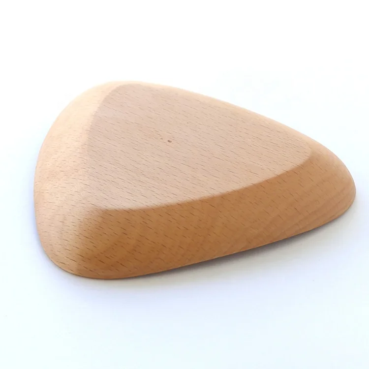 Creative Japanese Hand-carved  Tortoise Shell  Triangle  Beech Wood  Snack Dish
