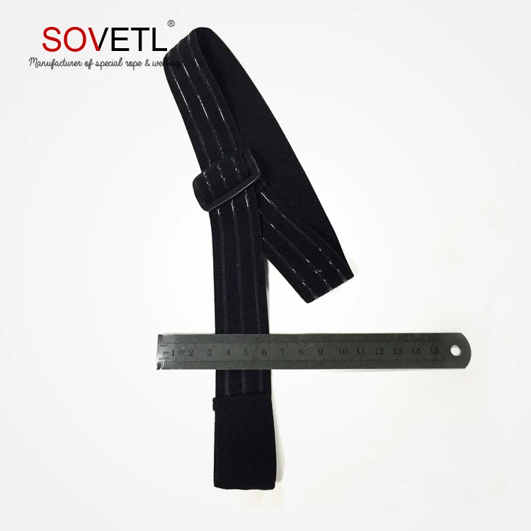 
Adjustable polyester with silver yarn strap for conductive belt 