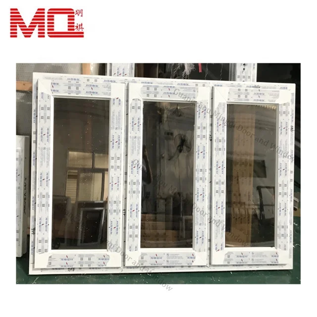  Китайская фабрика закаленное двойное стекло окна и двери ПВХ upvc створчатые в