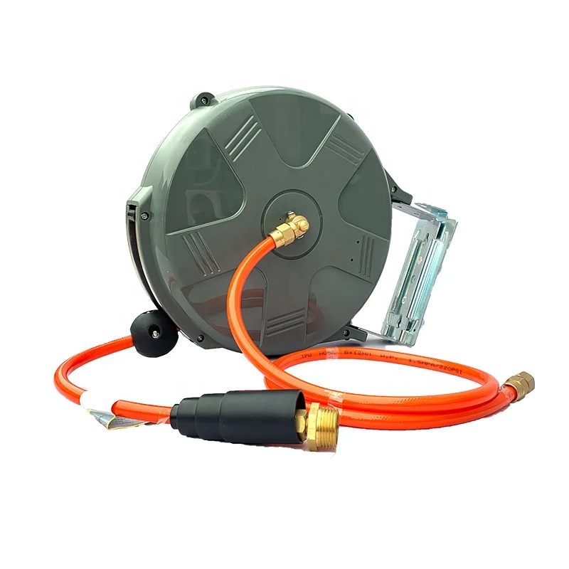 
Hose reel water Retractable wall-mounted garden hose and reel 