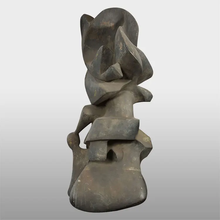 Customized antique  Design Metal Abstract bird sculptures Dancing Girl Bronze