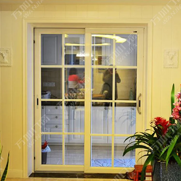 Factory price upvc sliding glass door for living room