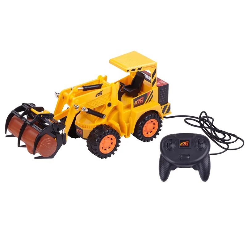 
Electric Toy 5 Channel Wood Grapple Christmas toys for kids Wheel Loader Wire Control Engineering Truck 