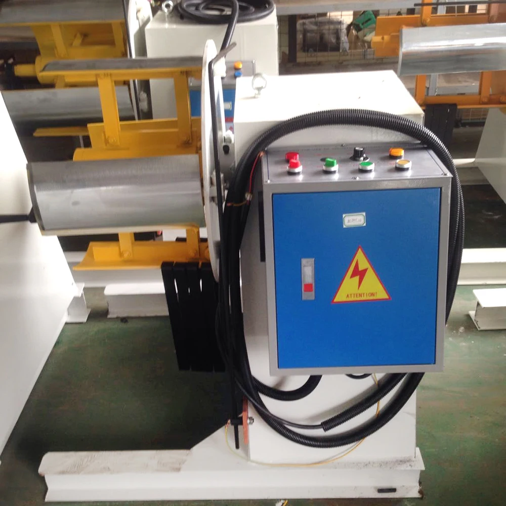 aluminum manual uncoiler recoiler for coil handing system