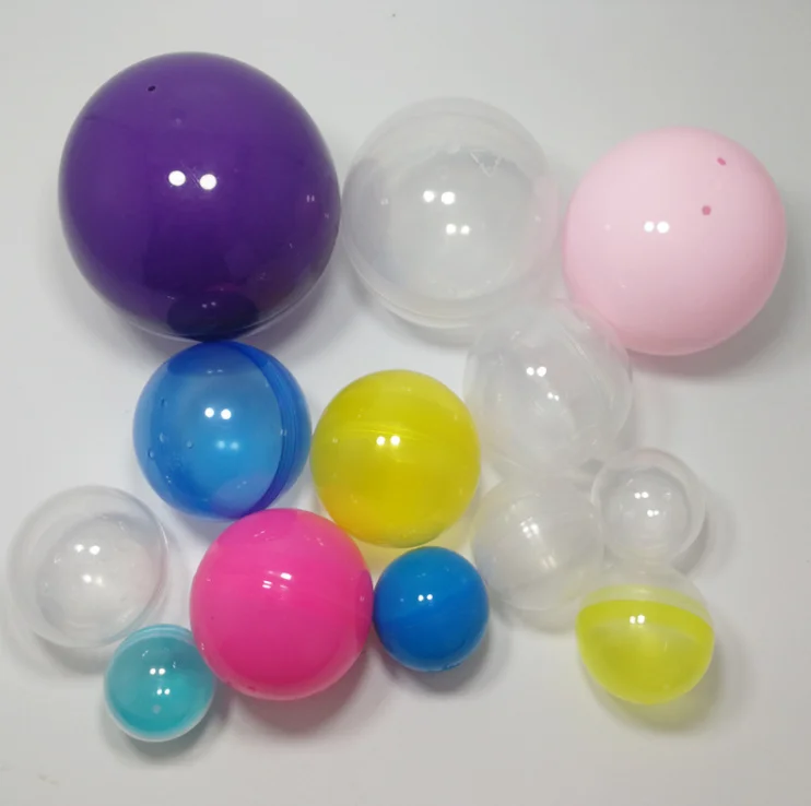 good plastic surprise empty capsule toy for kids candy capsule