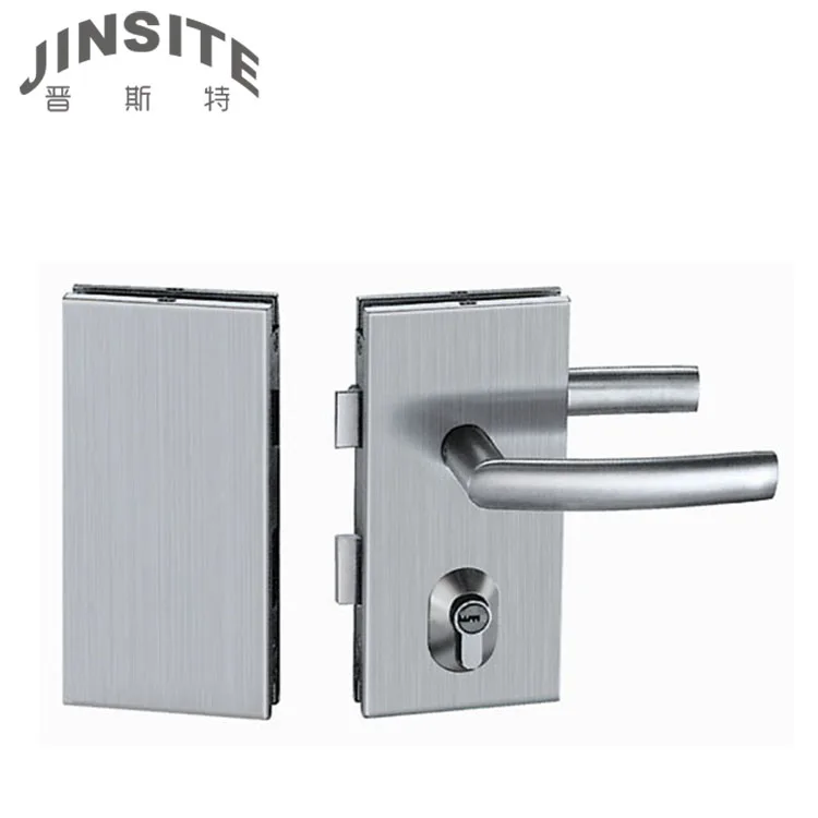 NEW STYLE glass door floor lock push button sliding