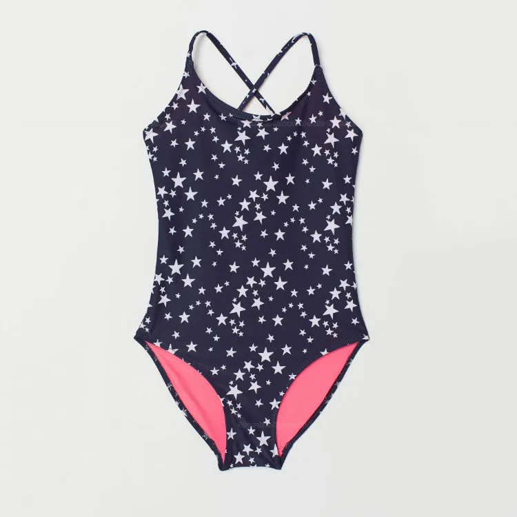 Customized Cute Children Models Swimwear One Piece Swimsuit for Baby Girl Swimwear & Beachwear Printed European Sportswear