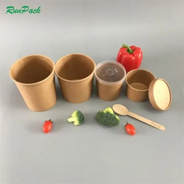 Китай производитель фаст-фуд упаковка пищевая упаковка микроволновая печь Суп чашка с крышкой