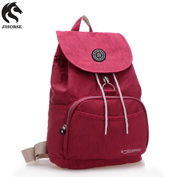 Элегантный дизайн для женщин рюкзак Водонепроницаемый Нейлон дорожная сумка