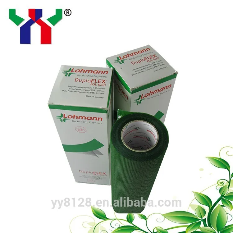 Двусторонняя крепежная лента Lohmann зеленая толщина 0 2 мм/0 10