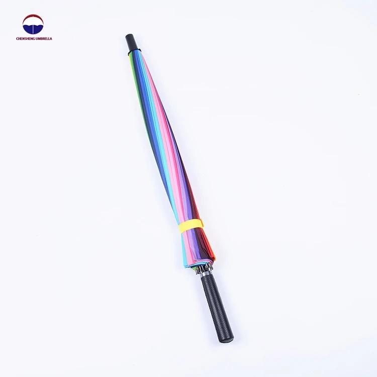 
New Long Handle Rainbow Golf Umbrella 