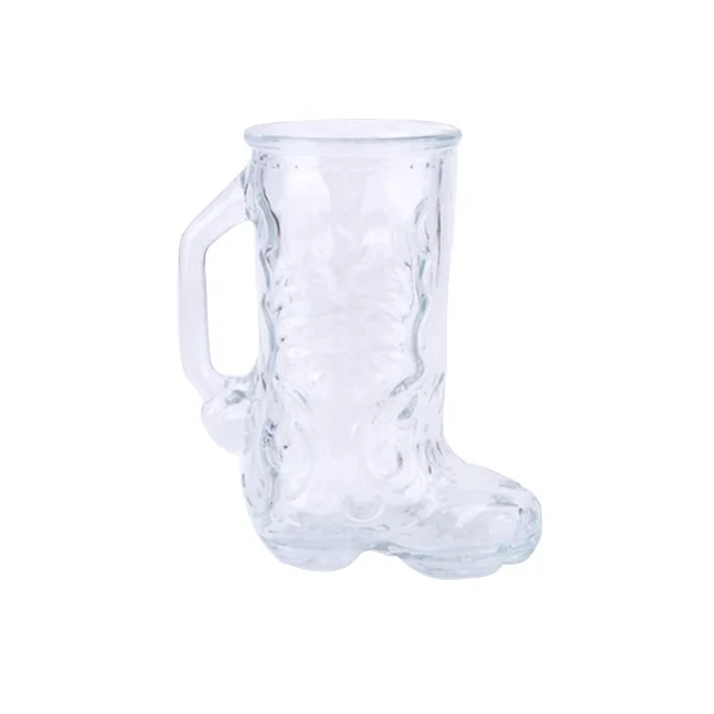 Handmade Glassware Manufacturer Large Boot Shaped Cup Steins Beer Glasses  Beer Glass