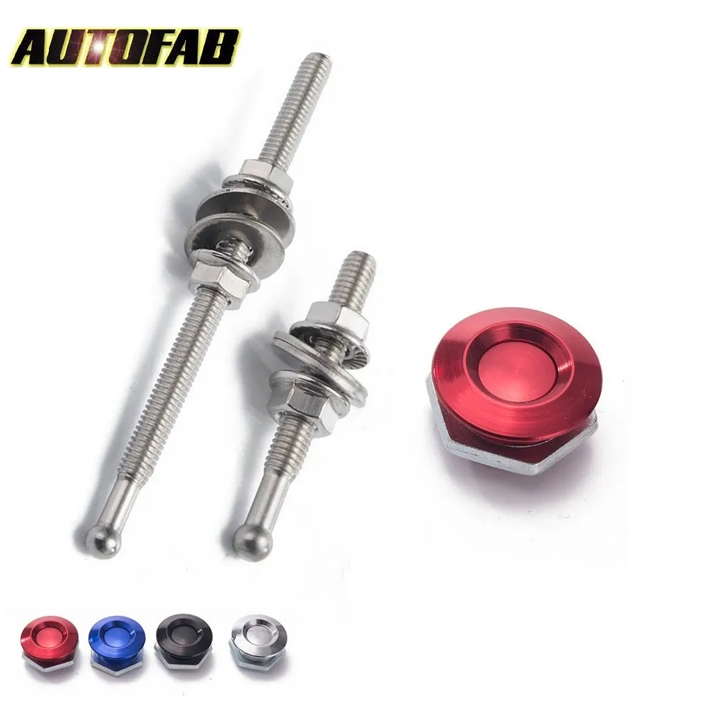 
Universal Aluminum Quick Latch Hood Pin Kit Rrear Bumper Release For GM Chevy Chevrolet For BMW For Audi For SUBARU 