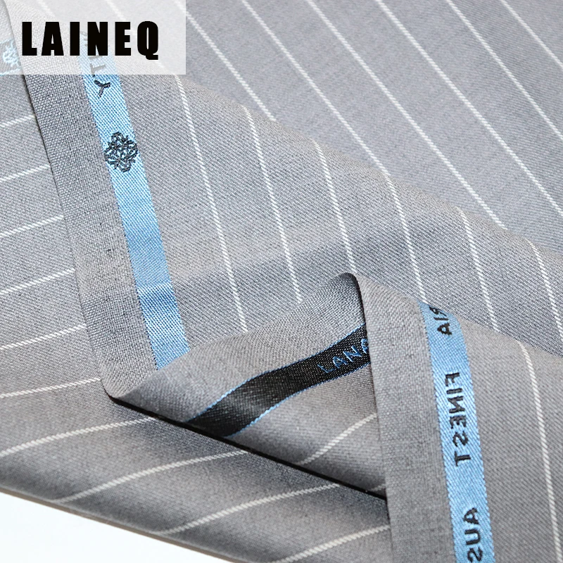 sheep wool stripe suiting fabric western formal wear for men