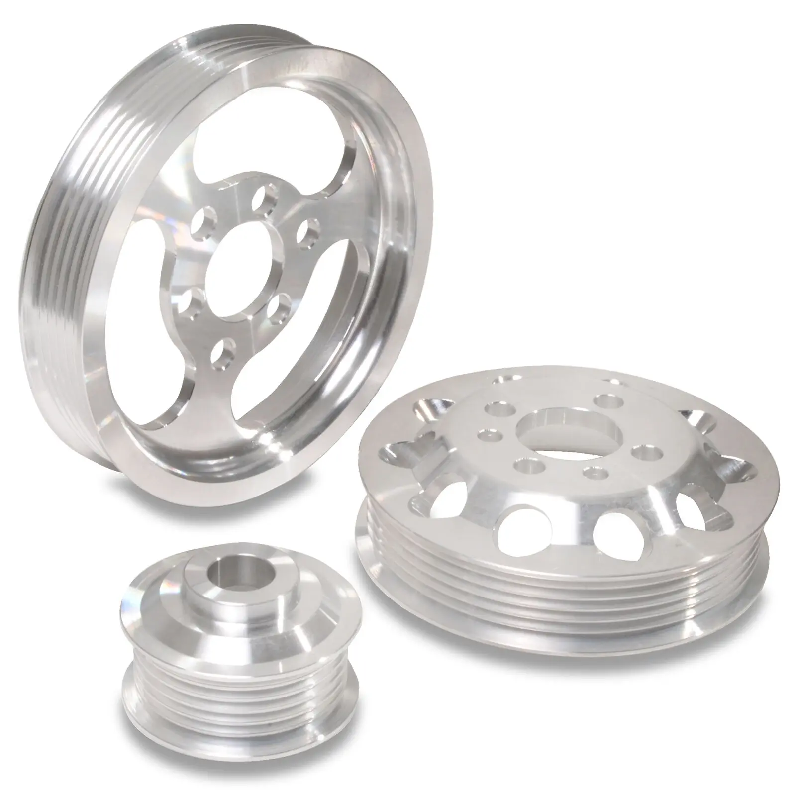 
alloy engine pas alternator crankshaft crank pulley set 