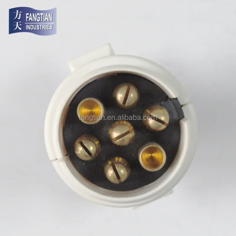 Соединитель прицепа 12V S тип 7 трейлер полюс штепсельной вилки и розетки ISO 3732