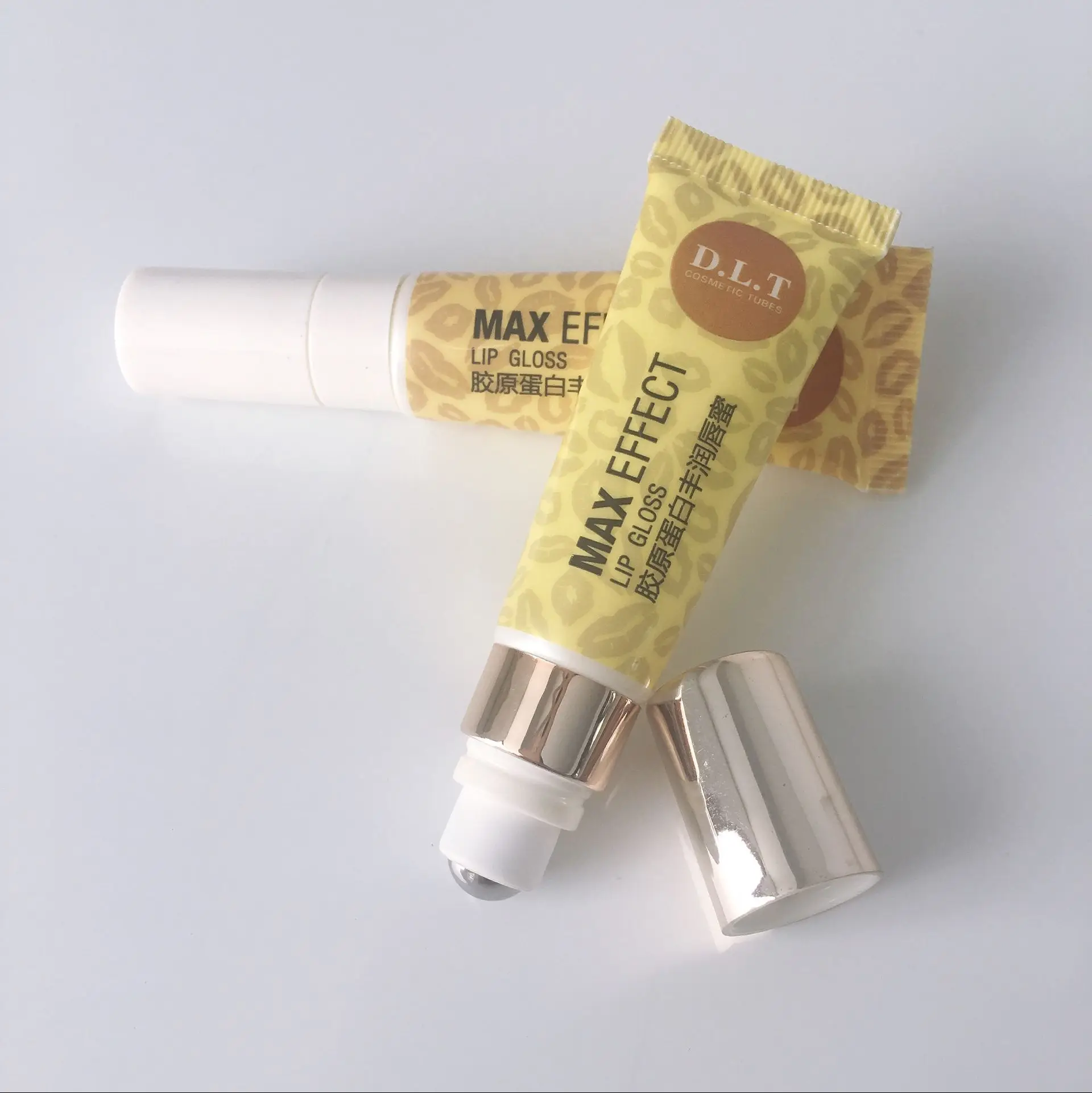 Direct supply triple roller ball applicator tube,roll on tube, stainless steel roller tube