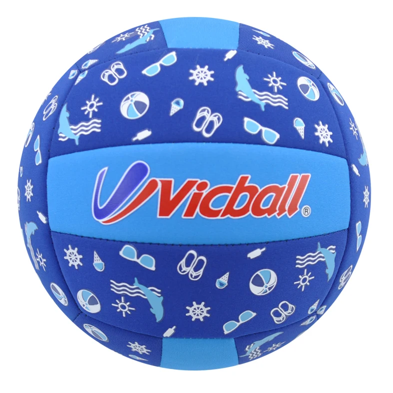 Machine Sewing Neoprene custom design oem volleyball ball size 5 inflatable beach volleyball