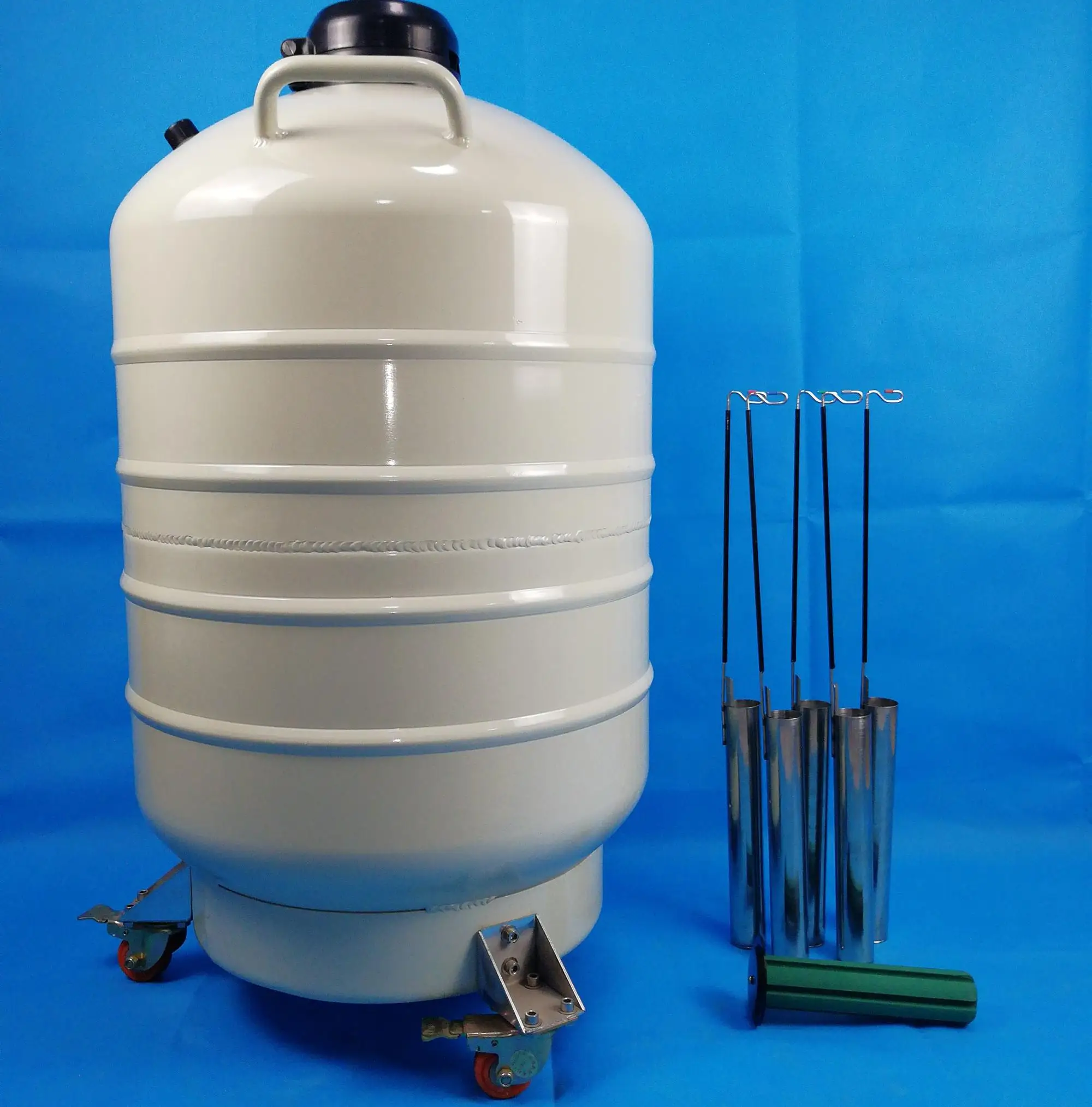 50 л пустой жидкий азот транспорт Semen бак для хранения с колесами