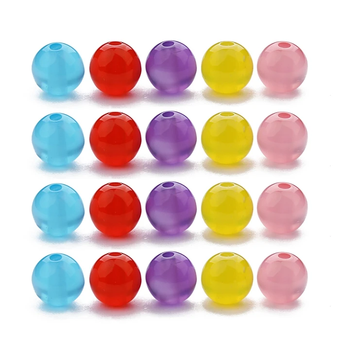 Лидер продаж, шармы для браслетов ручной работы с опалом, кошачий глаз, круглые бусины из смолы для изготовления ювелирных изделий своими руками