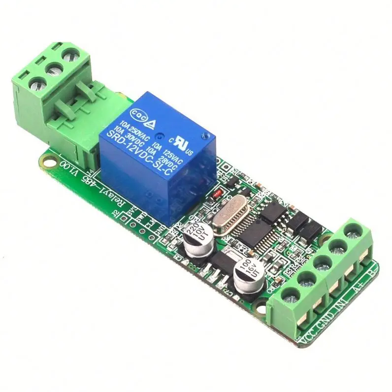 Modbus-Rtu 1 канал 12 В релейный модуль коммутатора вход по индивидуальному заказу выход RS485 \/ TTL