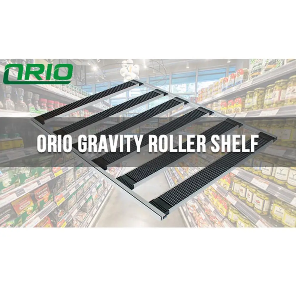 Черный цвет тяжести ролика полки для напитков