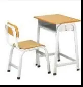 modern metal school desk and chair