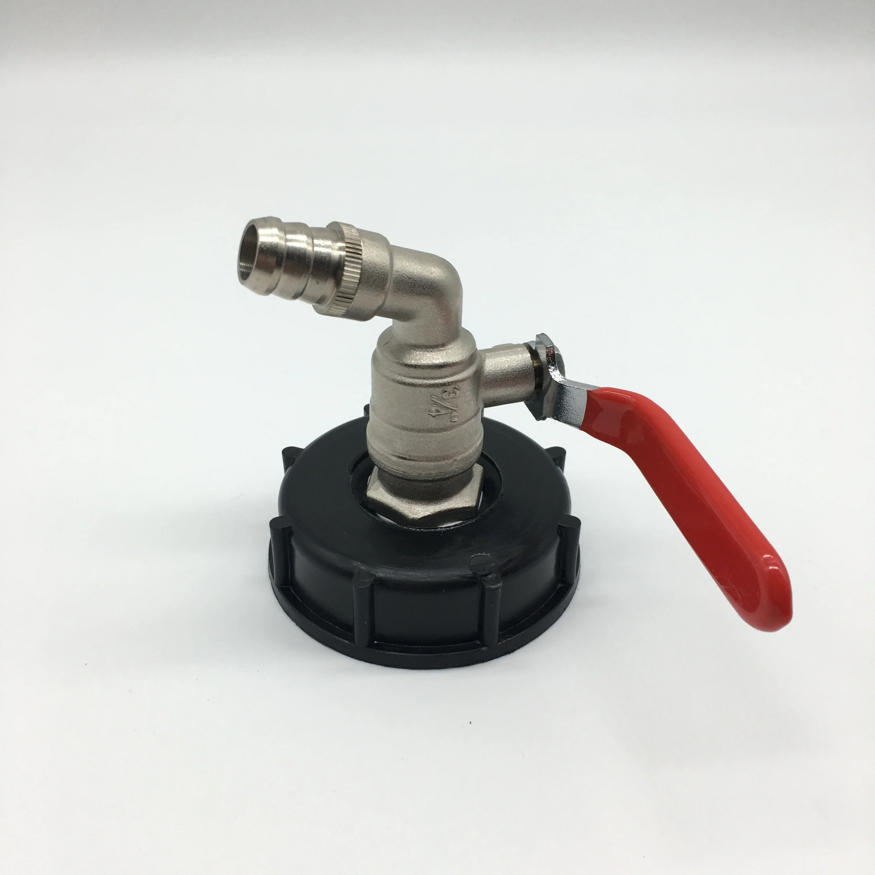 Латунный адаптер для шланга IBC с резьбой S60x6 на 3/4 дюйма для резервуара ibc