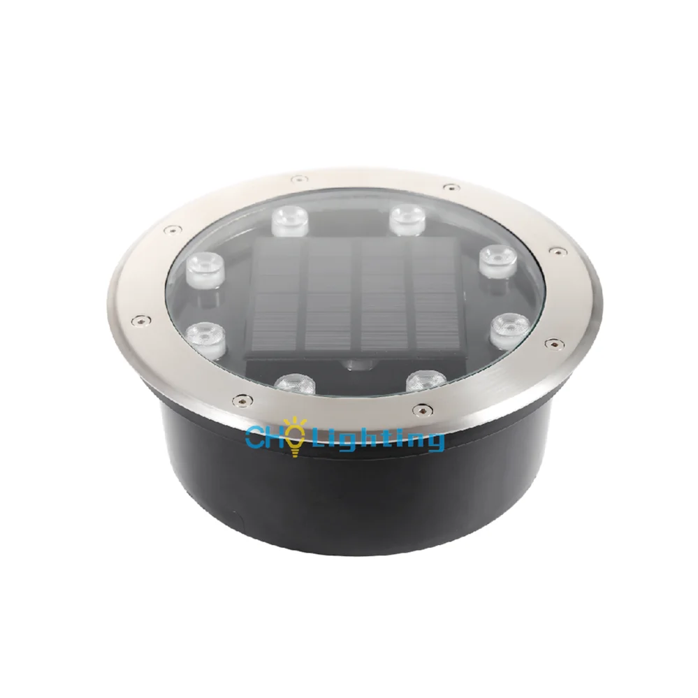 hot 8w 12w garden inground outdoor solar panel led underground light