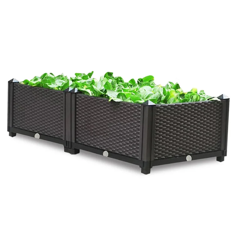New Product Ideas Suntour Other Garden Supplies Raised Beds, Fabricantes y Proveedores	Black Garden Planter