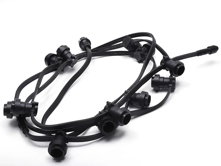 Waterproof Festoon Lighting 100m Garland B22 E27 Belt Lights 220v Outdoor Lighting String IP65