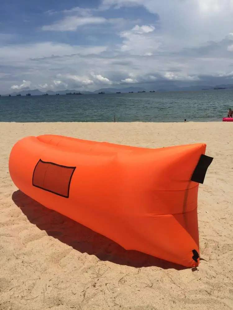 
Wholesale price beach rest sleeping lounge fast inflating air sleeping bags for summer 
